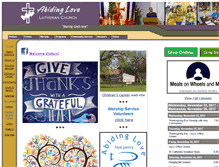 Tablet Screenshot of abidinglove.org